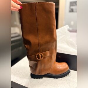 New Brown Knee-High Riding Boots~ 6